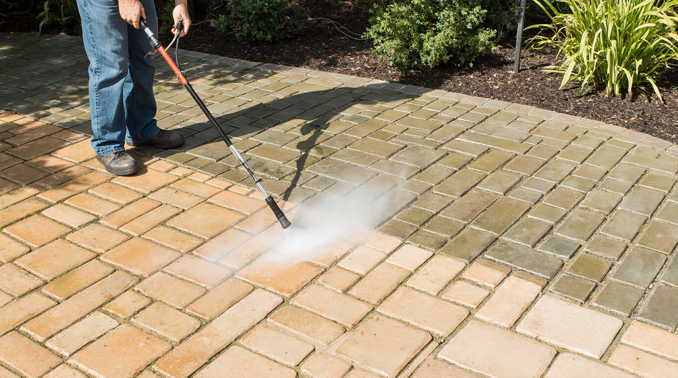 Paver Patio Cleaning And Sealing