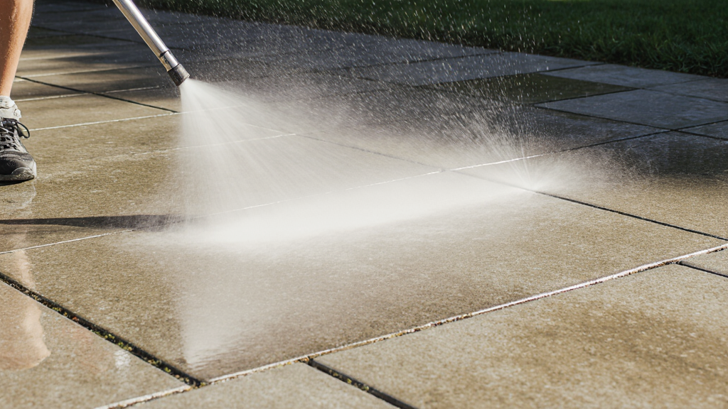 Cleaning Pavers With Power Washer