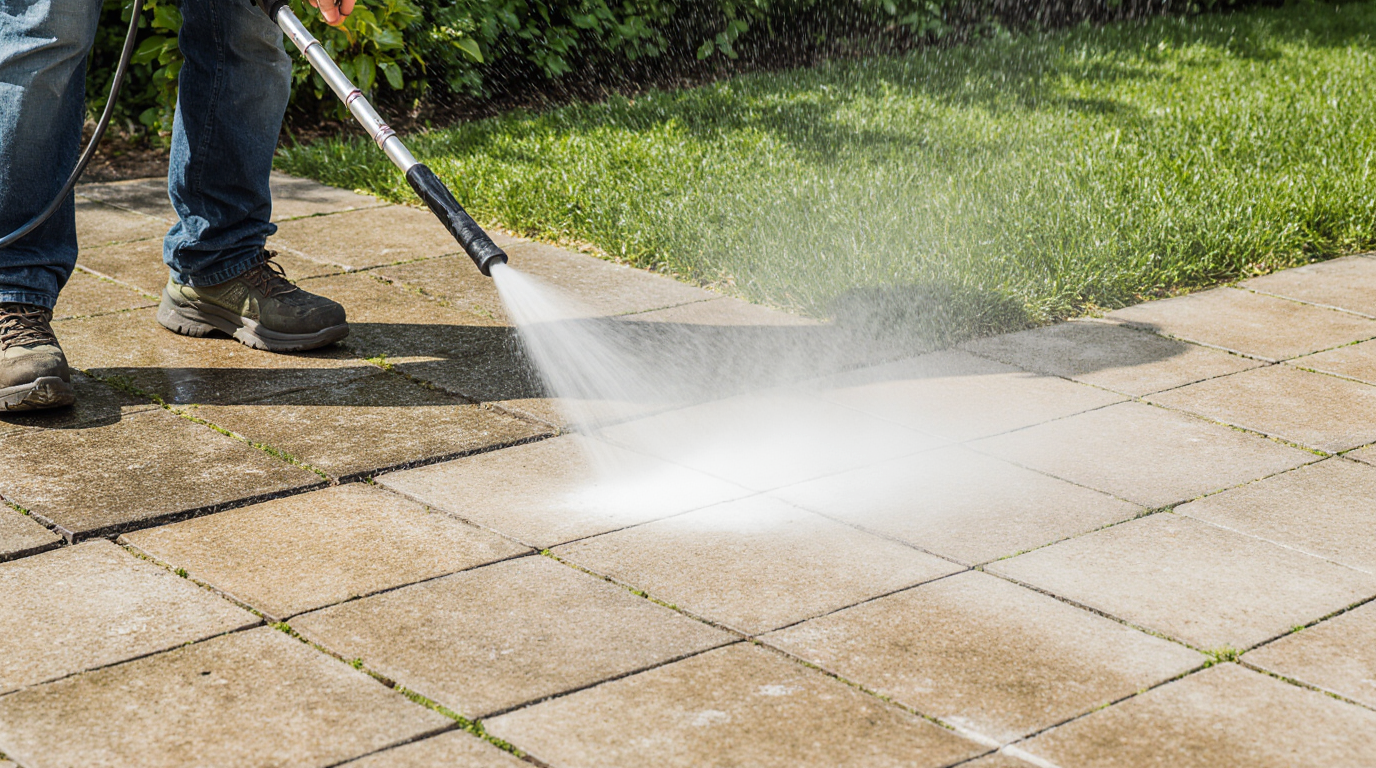 Paver Pressure Washing