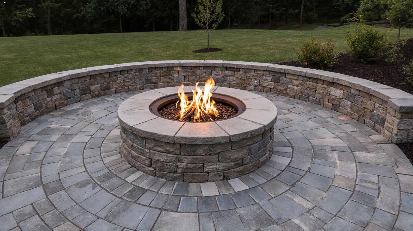 Paver Stones For Fire Pit