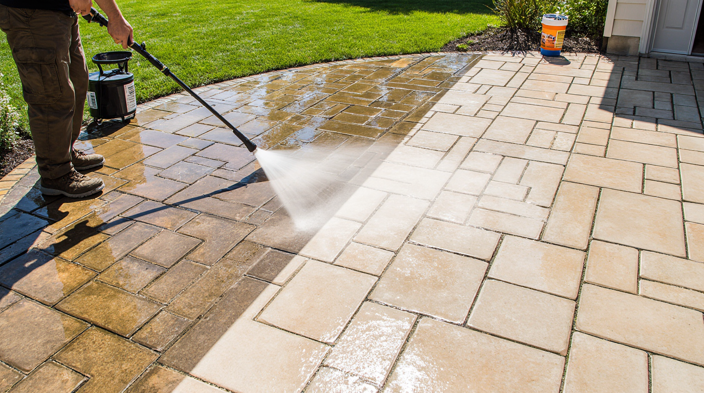 Patio Power Wash And Seal