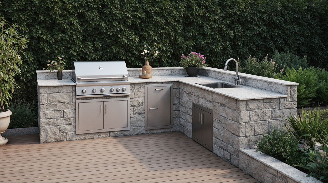 Small Outdoor Kitchen