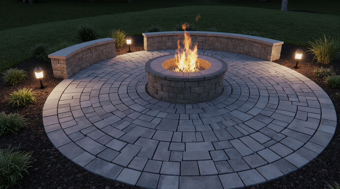 Circle Pavers For Fire Pit