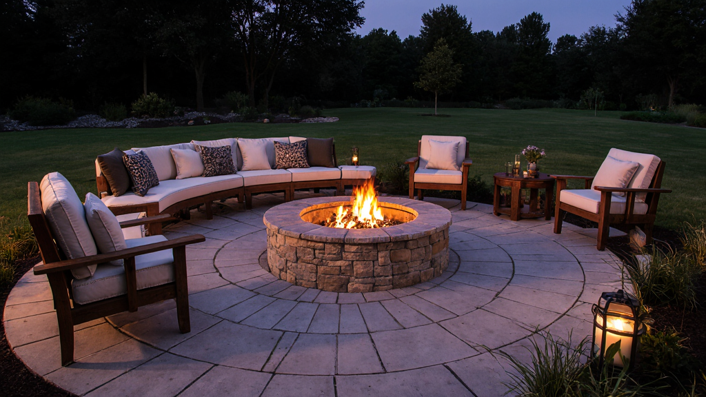 Paving Around Fire Pit