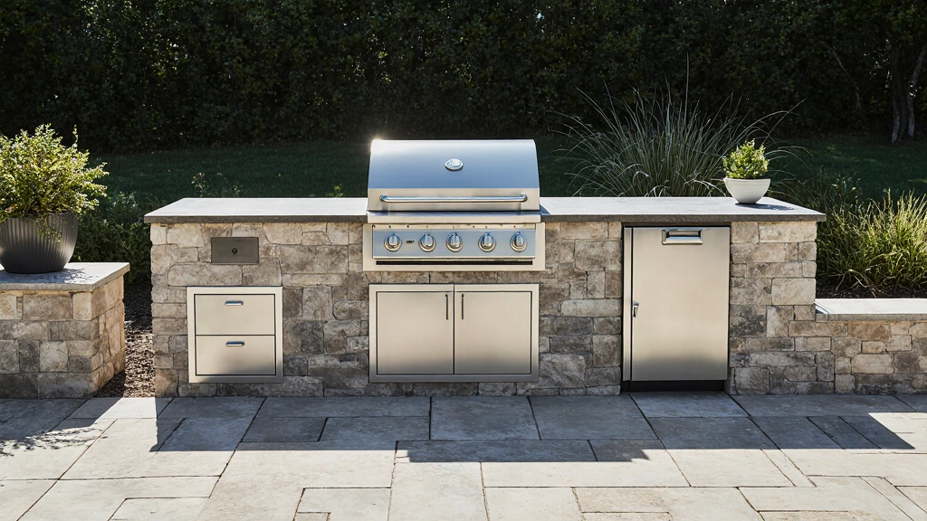 Custom Outdoor Grill Islands