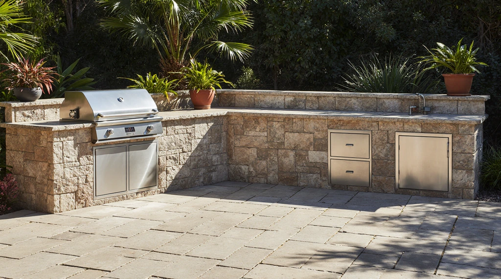 Custom Outdoor BBQ Kitchen