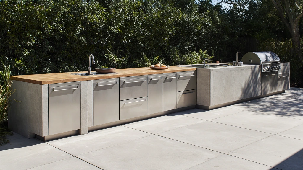 Modular Stainless Steel Outdoor Kitchen Cabinets