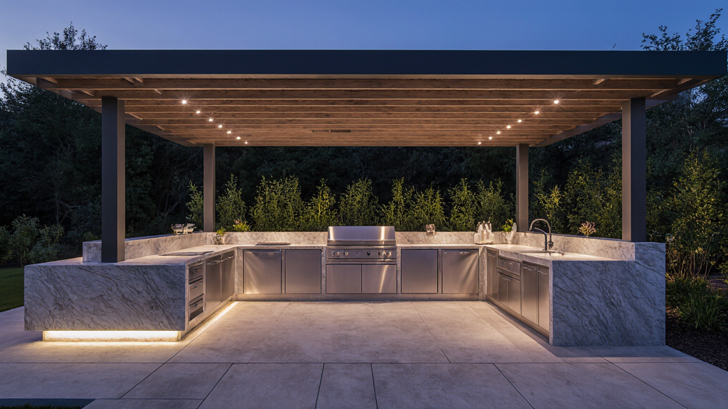 Enclosed Outdoor Kitchen Ideas
