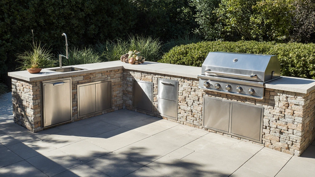 Modular BBQ Outdoor Kitchen