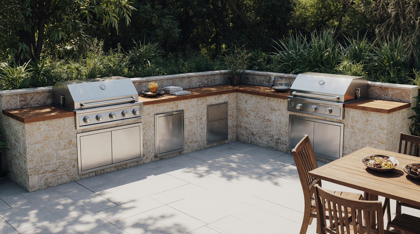 Outdoor BBQ Cabinets