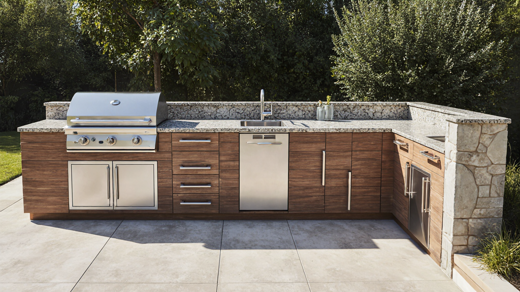 Custom Outdoor Kitchen Cabinets