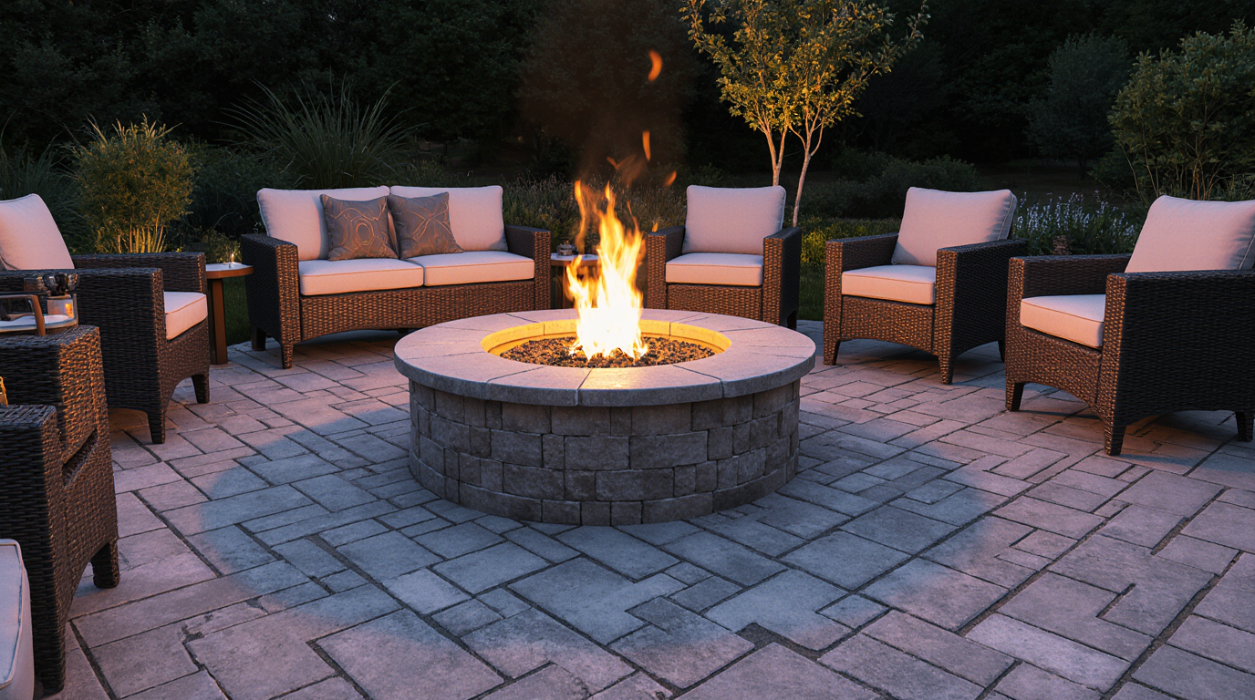 Pavers For Fire Pit Area