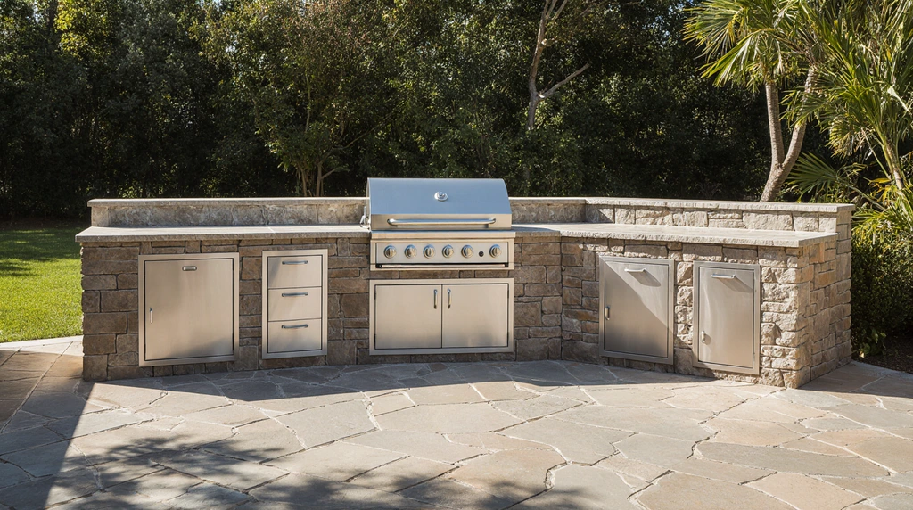 Weatherproof Outdoor Kitchen Cabinets