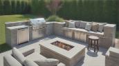 Outdoor Wood Fired Kitchen
