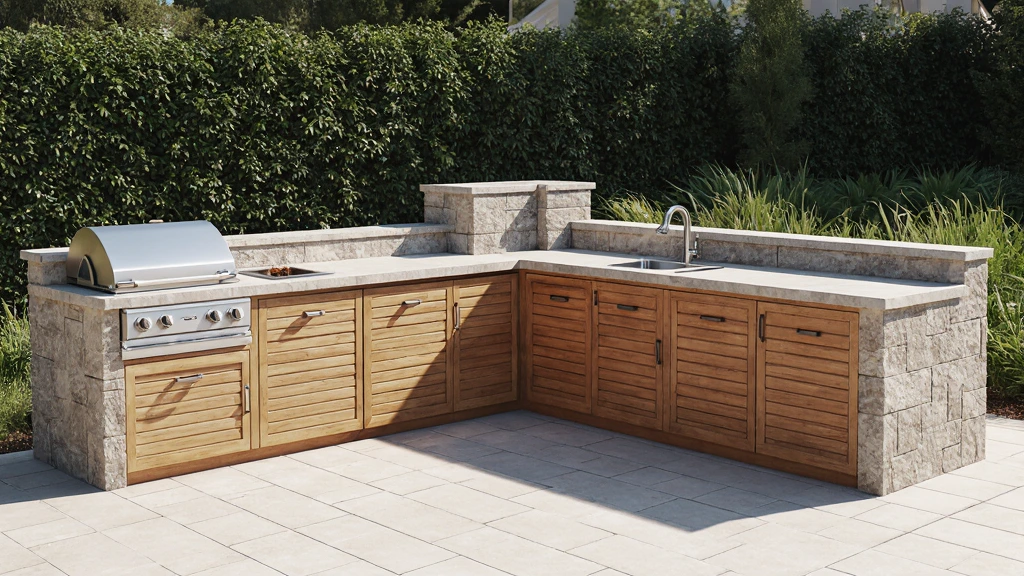 Outdoor Teak Kitchen