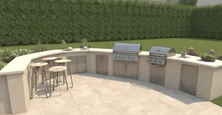 Average Cost of Outdoor Kitchen