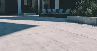 Cement Backyard