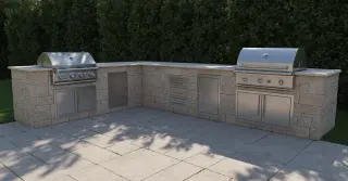 Custom Built Outdoor Kitchen