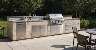 Outdoor Cooking Island