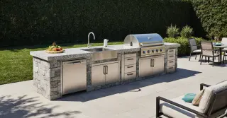 Outdoor Grill Island
