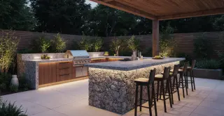 Outdoor Kitchen and Bar