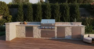 Outdoor Kitchen On Deck
