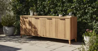 Outdoor Wood Cabinet