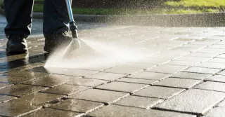 Pressure Cleaning Pavers