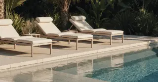 Travertine Pool Deck